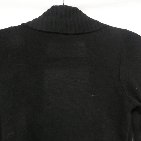 COSTA BLANCA | small | Black Open Front Knit Cardigan With Matching Belt - Picture 10 of 14